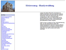 Tablet Screenshot of elektrosmog-handystrahlung.de